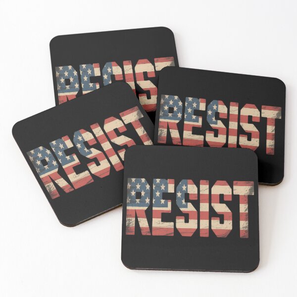 Item preview, Camiseta "Resist Anti Trump" hecha en EE. UU. designed and sold by Nekusa.