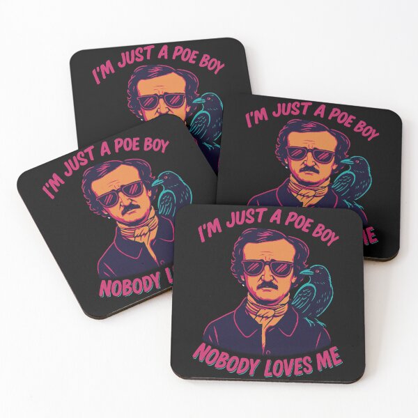 Item preview, I’m Just a Poe Boy Funny Edgar Allan Poe Raven Parody Design	 designed and sold by Victor Shadehorn.
