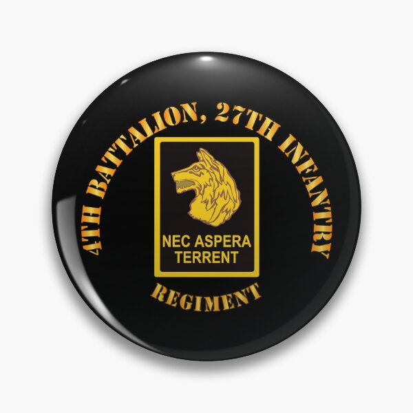 Item preview, Army - 4th Battalion 27th Infantry w DUI designed and sold by Military Insignia Products.