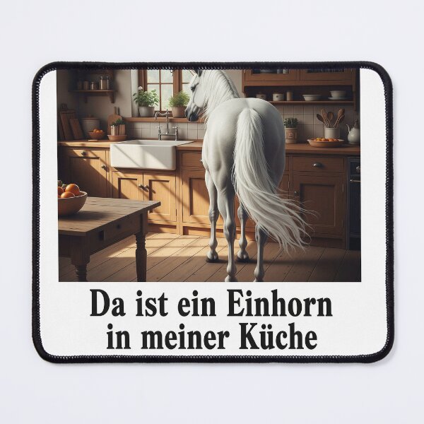 Item preview, Unicorn in my kitchen | Funny design designed and sold by VariedViews.