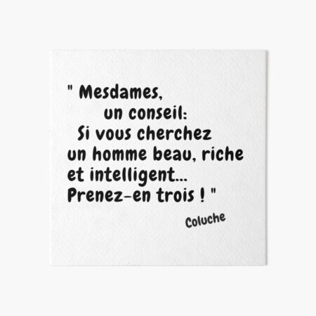 Coluche Art Board Prints Redbubble