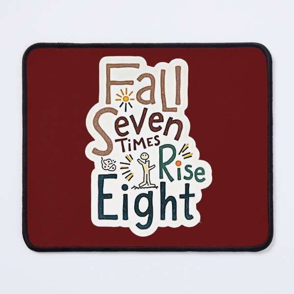 Item preview, Fall Seven Times, Rise Eight Motivation designed and sold by nhk999.