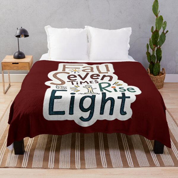 Item preview, Fall Seven Times, Rise Eight Motivation designed and sold by nhk999.