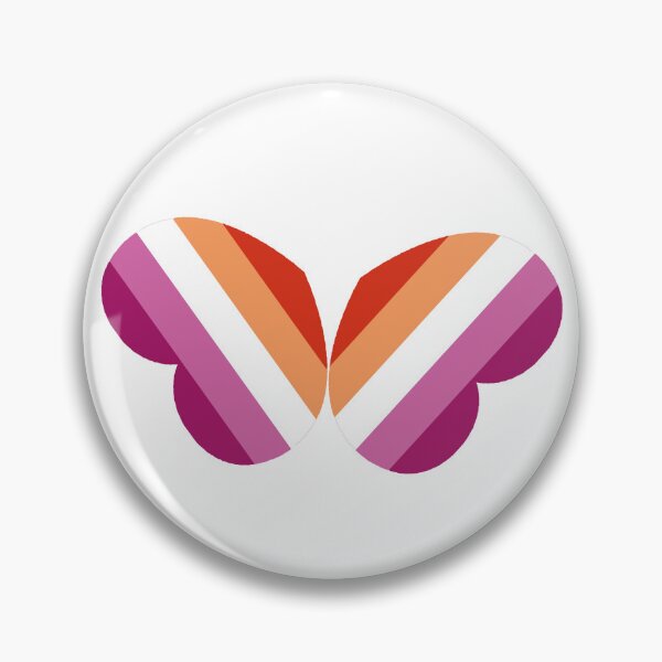 Item preview, Lesbian flag butterfly pride hearts LGBT designed and sold by KimOnO644.