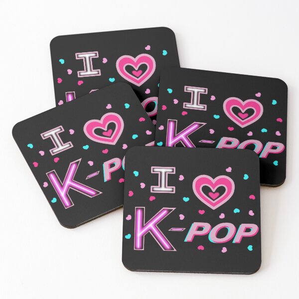 Item preview, I Love K-POP Logo designed and sold by KiyaSketches.
