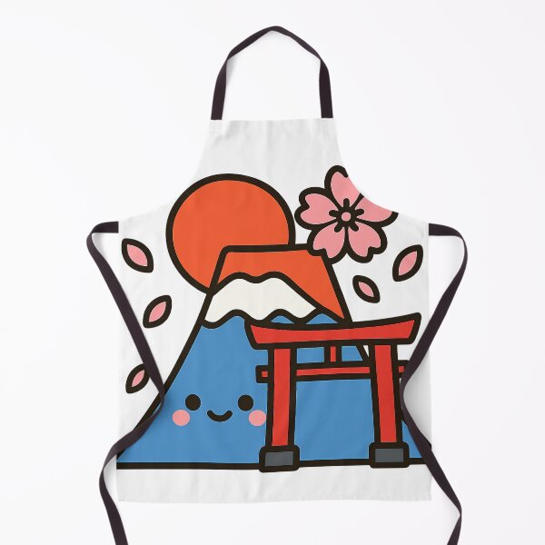 Item preview, Kawaii Mount Fuji and Torii Gate Japanese Landscape designed and sold by NipponPop.