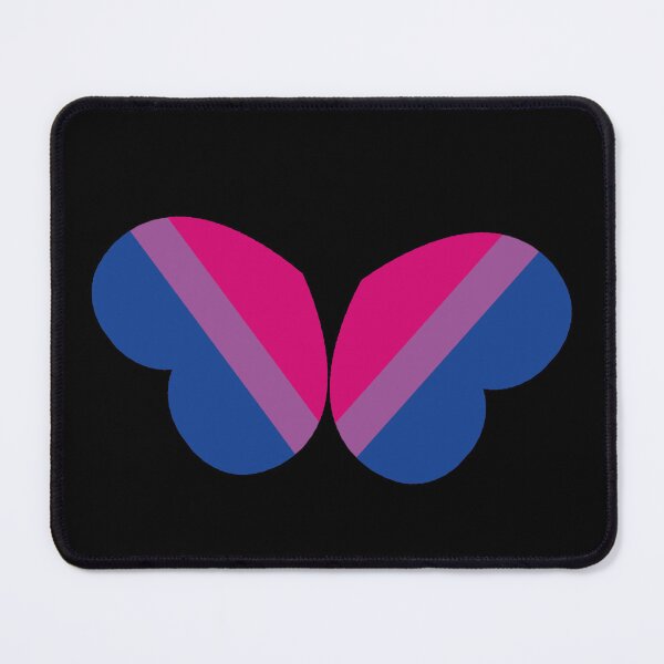 Item preview, Bisexual flag butterfly pride hearts LGBT designed and sold by KimOnO644.