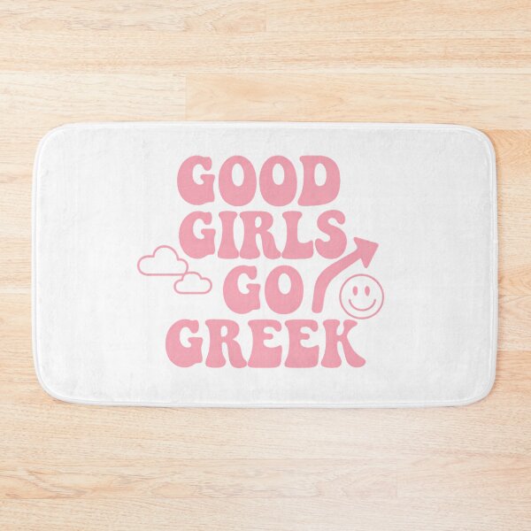 Item preview, Good Girls Go Greek - Preppy Retro Pink Sorority Design designed and sold by summer-loving.