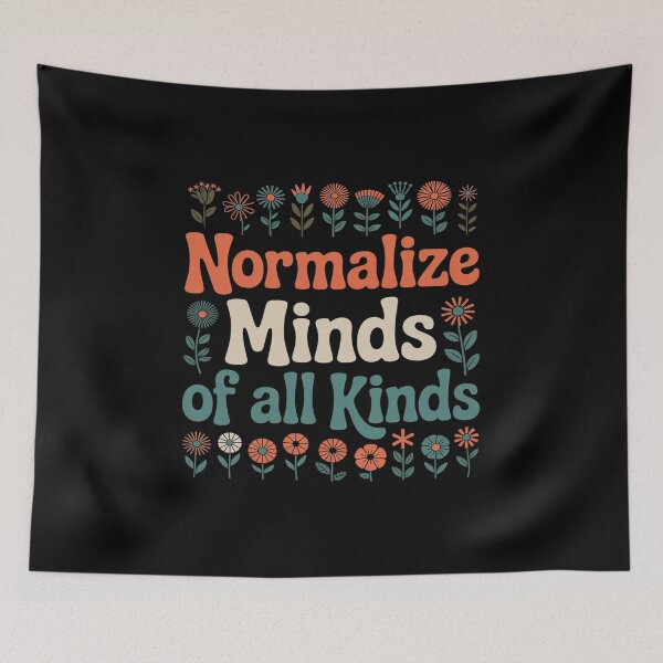 Item preview, normalize minds of all kinds autism Awareness designed and sold by MAKOPOKOShop.
