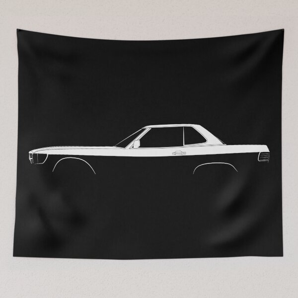 Item preview, SL Hardtop R107 (White) designed and sold by Car Silhouettes.