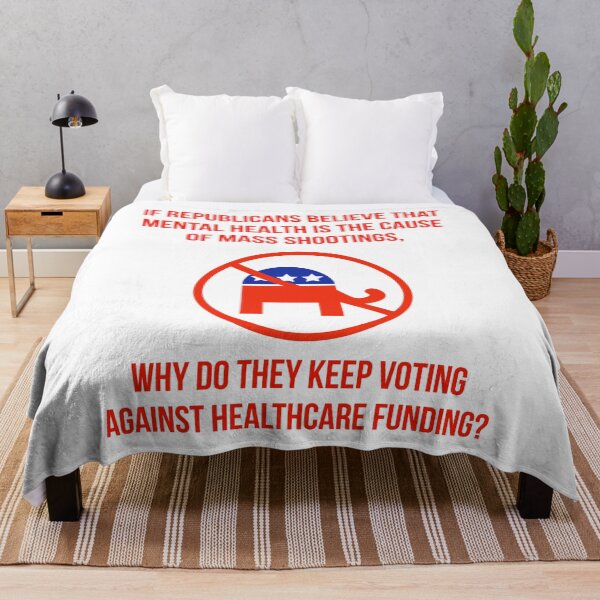 Item preview, Why do they keep voting against healthcare funding? designed and sold by Rachel the Artist .