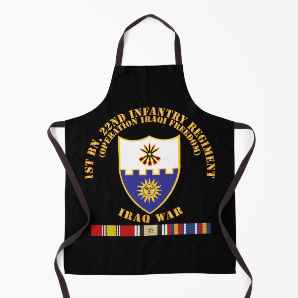 Item preview, Army - 1st Bn 22nd Infantry - OIF1 - w IRAQ SVC designed and sold by Military Insignia Products.