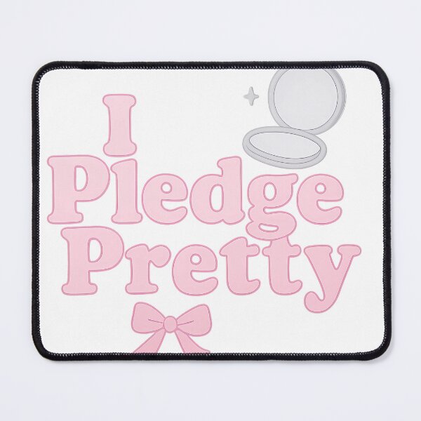 Item preview, I Pledge Pretty - Pink Powder Compact Sorority Design designed and sold by summer-loving.