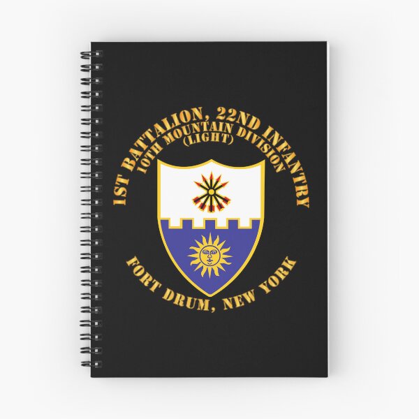 Item preview, Army - 1st Bn 22nd Infantry - 10th MTN Div - Ft Drum NY designed and sold by Military Insignia Products.