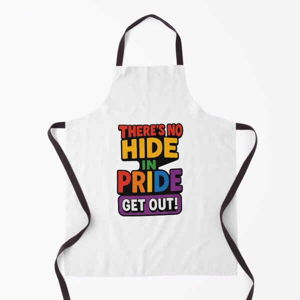 Item preview, There’s No Hide in Pride – Get Out! Bold LGBTQ+ Statement Design designed and sold by lapart.