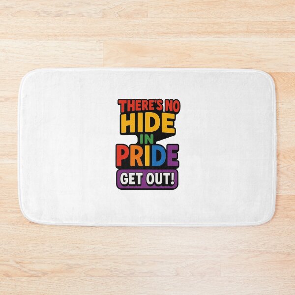 Item preview, There’s No Hide in Pride – Get Out! Bold LGBTQ+ Statement Design designed and sold by lapart.