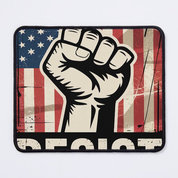 Item preview, Resist Distressed Upside Down American Flag USA designed and sold by Nekusa.