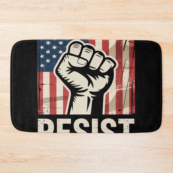 Item preview, Resist Distressed Upside Down American Flag USA designed and sold by Nekusa.