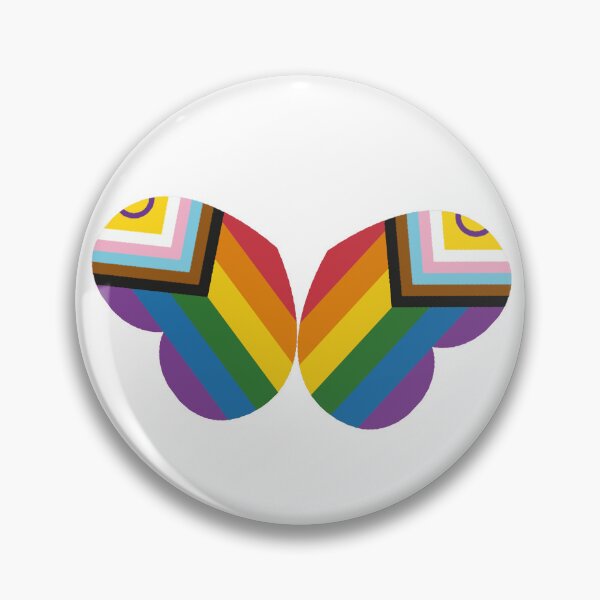 Item preview, LGBTQIA+ flag butterfly pride hearts LGBT designed and sold by KimOnO644.