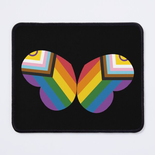 Item preview, LGBTQIA+ flag butterfly pride hearts LGBT designed and sold by KimOnO644.