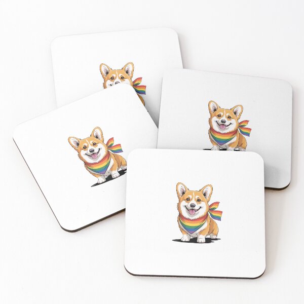 Item preview, Subtle Gay Pride Corgi designed and sold by lea-lani.
