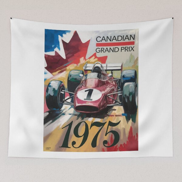 Item preview, 1975 Canadian Grand Prix Automobile Race poster designed and sold by retrographics.
