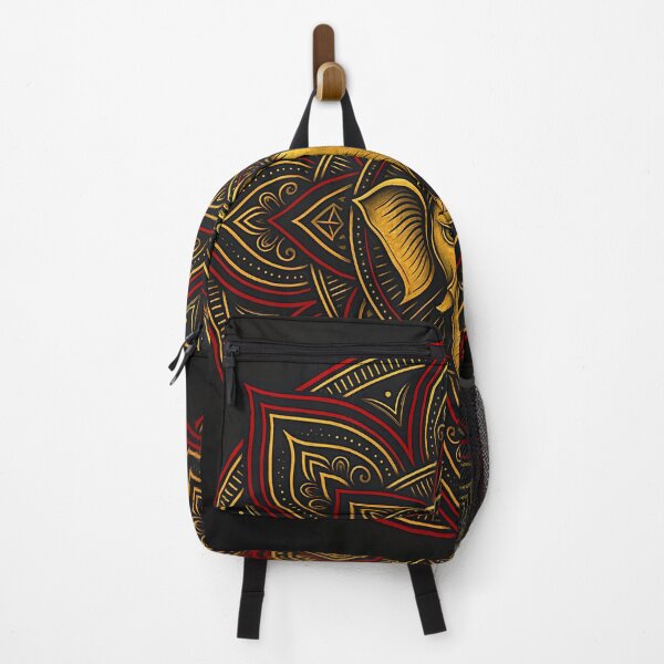 Item preview, Ganesh Mandala – Sacred Hindu Elephant God Design in Gold, Red and Black designed and sold by Dream Spiral Studio.