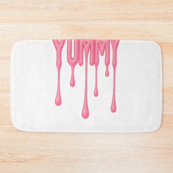Item preview, YUMMY – Dripping Pink Gloss Aesthetic Text Design designed and sold by lapart.