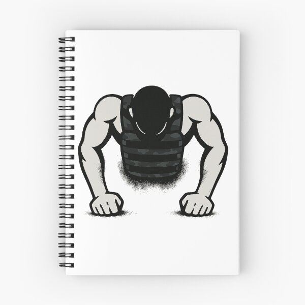 Item preview, Man Doing Pushups With a Weighted Vest designed and sold by Sethenics.