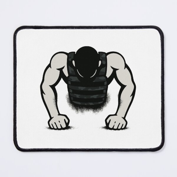 Item preview, Man Doing Pushups With a Weighted Vest designed and sold by Sethenics.