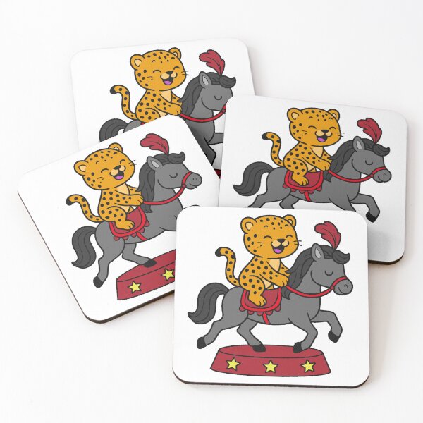 Item preview, Circus Pony Cheetah - Grey - Red designed and sold by AngelMiette.