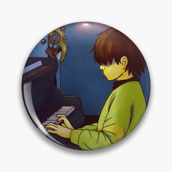 Item preview, Deltarune Kris Plays Piano designed and sold by Cait--Rose.