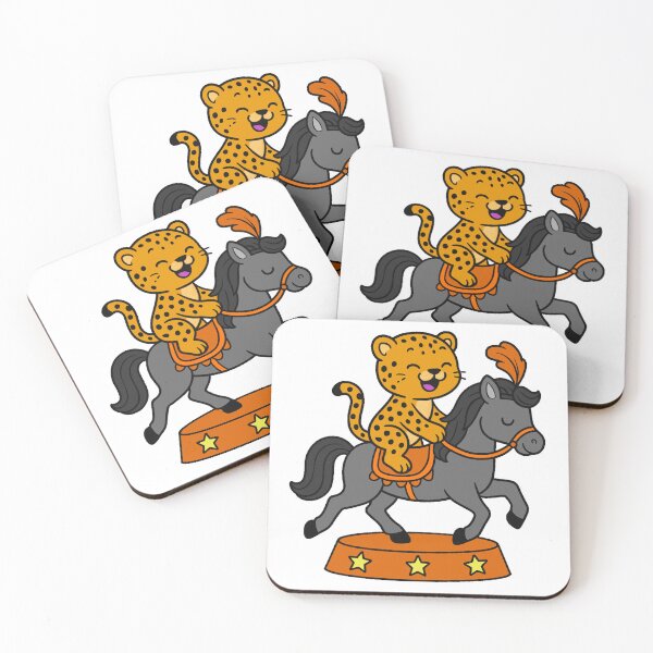 Item preview, Circus Pony Cheetah - Grey - Orange designed and sold by AngelMiette.