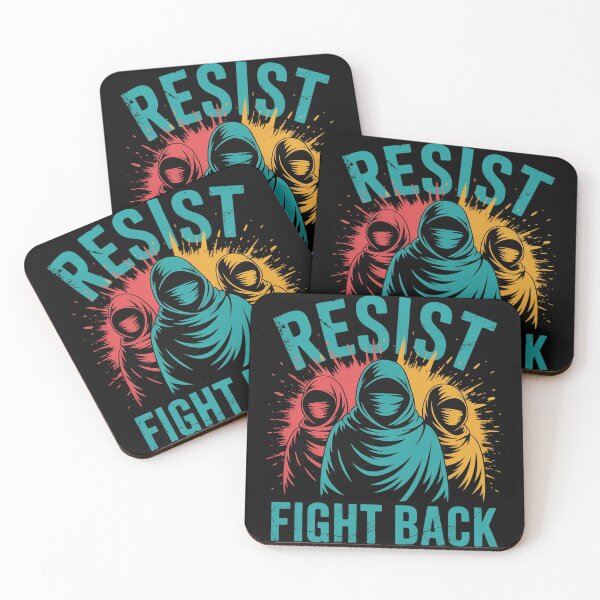 Item preview, RESIST FIGHT BACK Unisex T-Shirt, Protest Tee, Anti Trump designed and sold by Nekusa.
