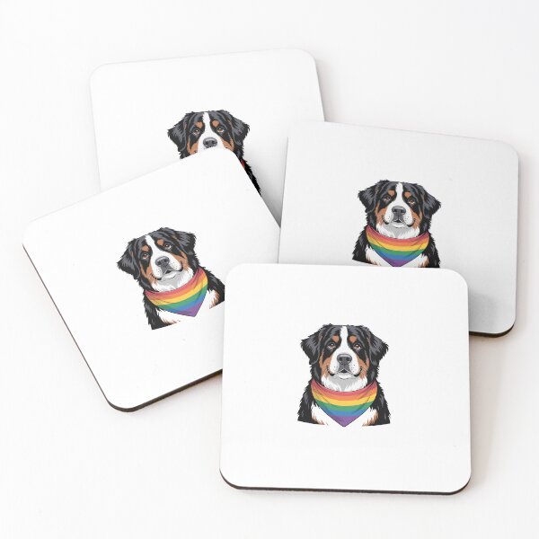 Item preview, Subtle Pride Bernese Mountain Dog designed and sold by lea-lani.
