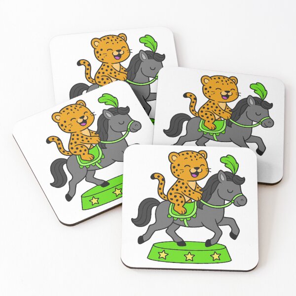 Item preview, Circus Pony Cheetah - Grey - Green designed and sold by AngelMiette.