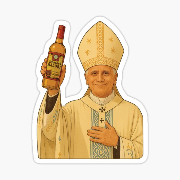 Item preview, Pope Leo with Malort designed and sold by jocelyndiebolt.