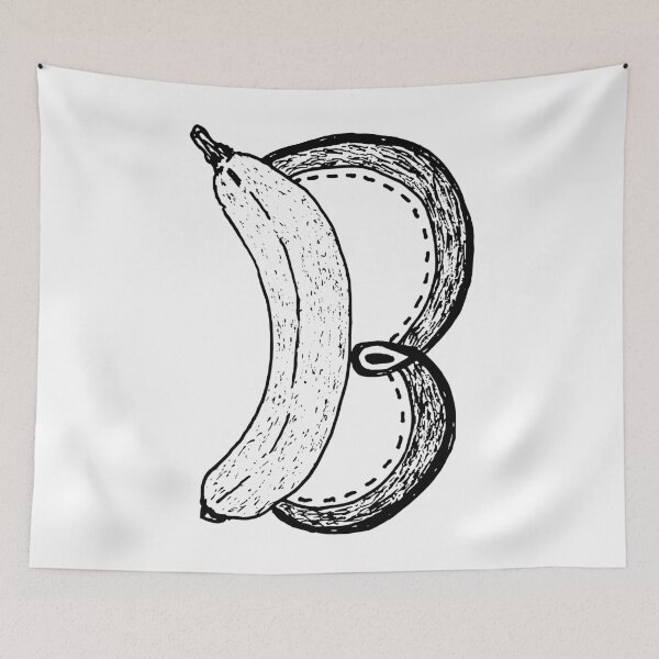 Item preview, Capital Letter B Doodle Art Drawing designed and sold by ArtNoveltee.