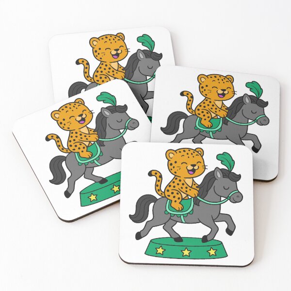 Item preview, Circus Pony Cheetah - Grey - Teal designed and sold by AngelMiette.
