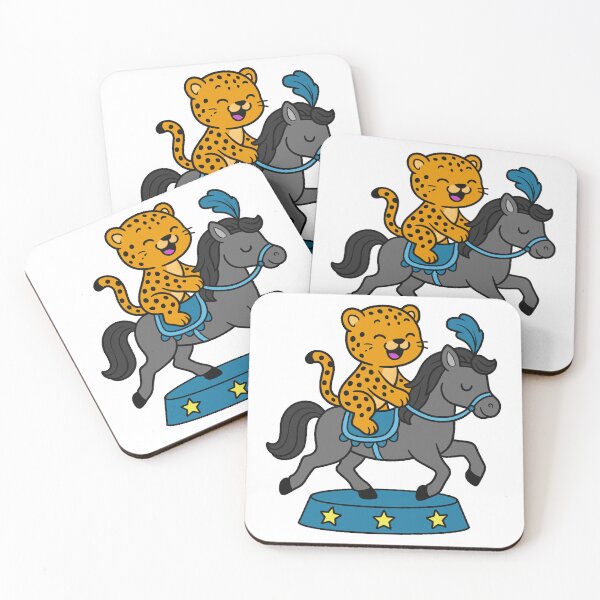 Item preview, Circus Pony Cheetah - Grey - Blue designed and sold by AngelMiette.