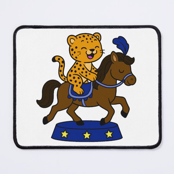 Item preview, Circus Pony Cheetah - Brown - Dark Blue designed and sold by AngelMiette.
