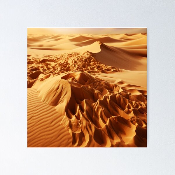 Item preview, Golden Hues And Caramel-Colored Fantasy Sand Dunes designed and sold by DEC02.