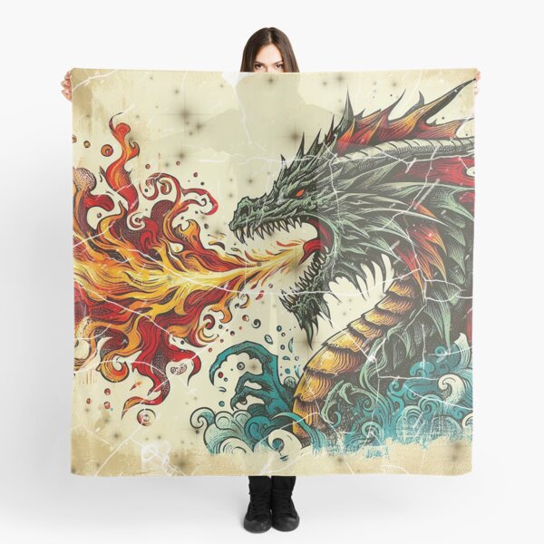 Aperçu de l'œuvre DRAGON ANTIQUE créée et vendue par Foxlindesigns.