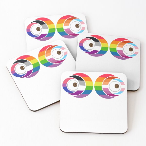 Item preview, Seeing Pride: Intersecting Identities LGBTQ+ Eyes Sticker designed and sold by dickensign.