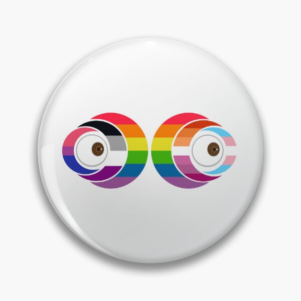 Item preview, Seeing Pride: Intersecting Identities LGBTQ+ Eyes Sticker designed and sold by dickensign.