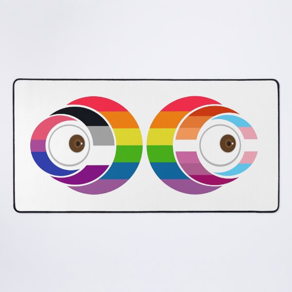 Item preview, Seeing Pride: Intersecting Identities LGBTQ+ Eyes Sticker designed and sold by dickensign.