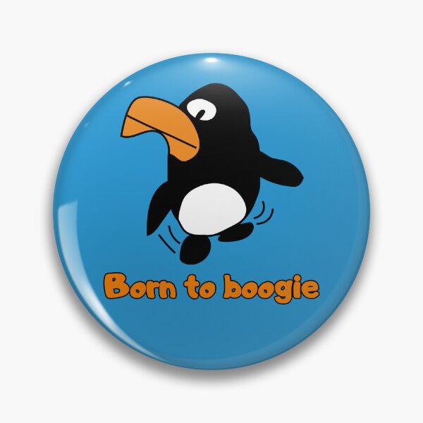 Item preview, "Born to boogie" Dancing Penguin by Everything Eli designed and sold by EverythingEli.