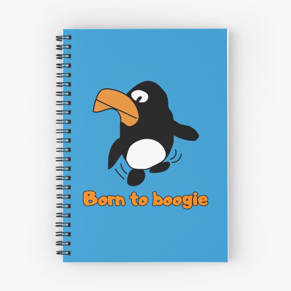 Item preview, "Born to boogie" Dancing Penguin by Everything Eli designed and sold by EverythingEli.