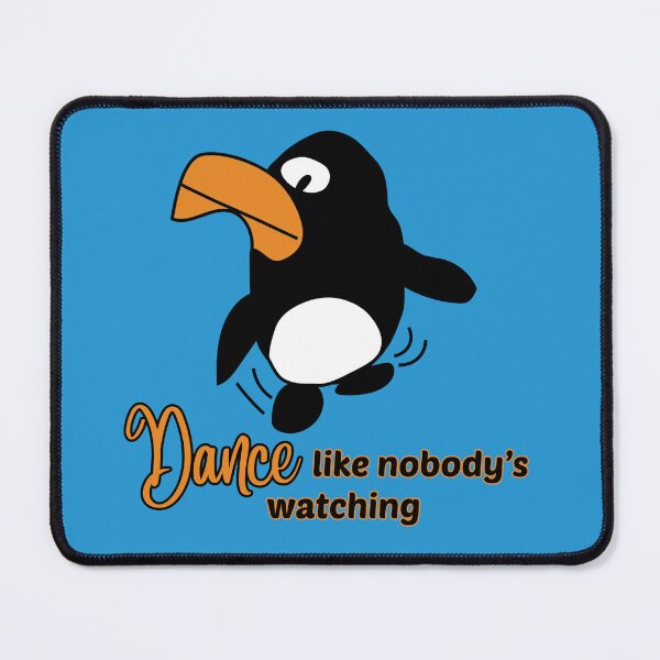 Item preview, "Dance like nobody's watching" Dancing Penguin by Everything Eli designed and sold by EverythingEli.