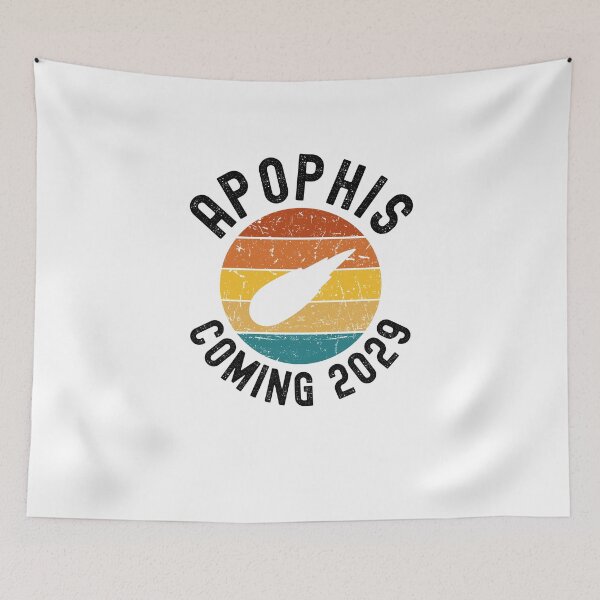Item preview, Apophis coming 2029 99942 Asteroid Retro Vintage comet designed and sold by snowry.